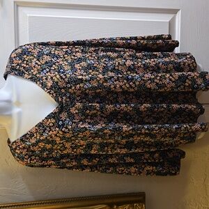 Vince Camuto Floral Long Sleeve Top